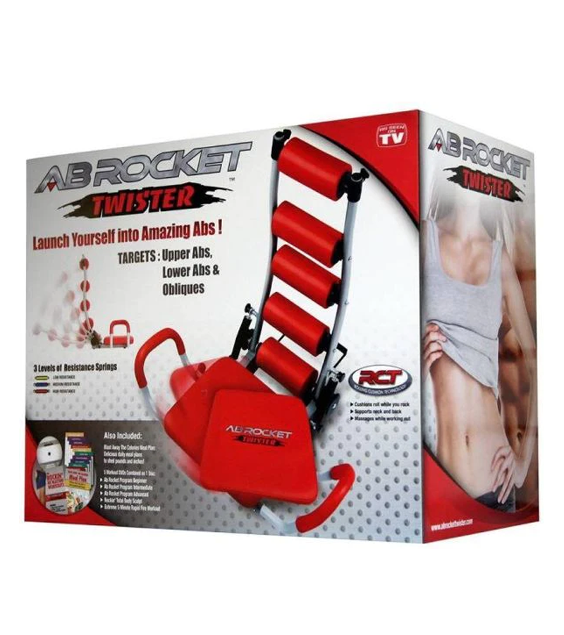 Ab Rocket Twister Abdominal Trainer-Red