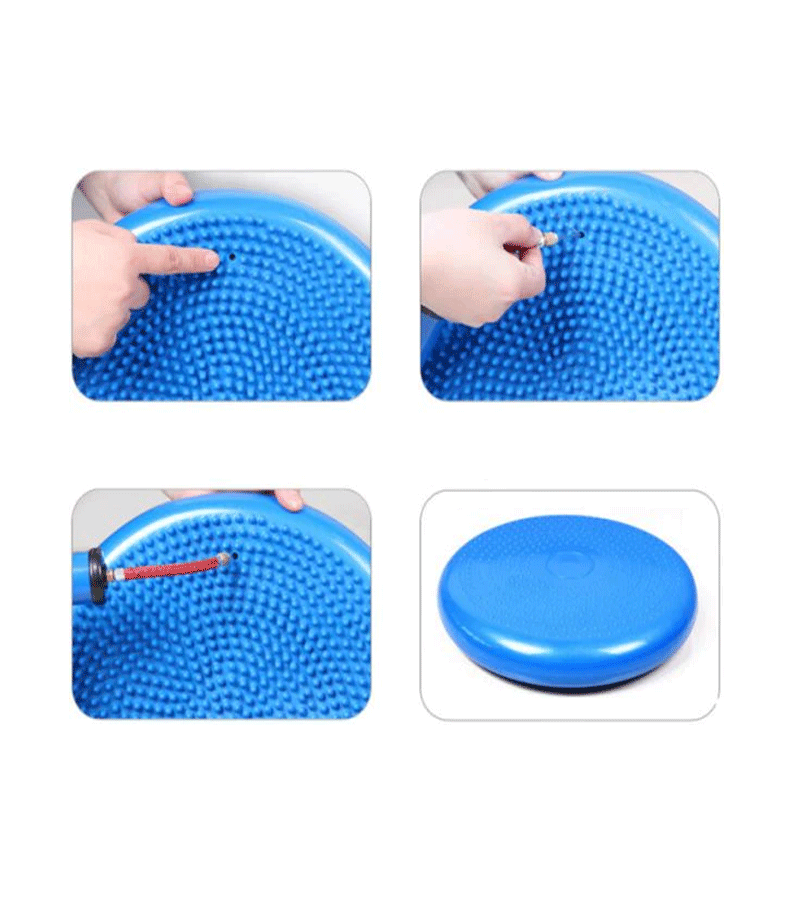 Inflatable Tube Balancing Ball Yoga Massage Cushion Balancing Pad Soft Balancing Wheel / MFX-9172A