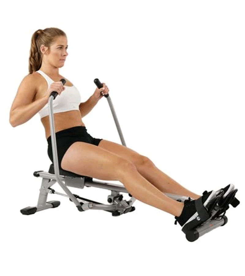 Full Motion Rowing Machine Orbital Rower W/ 350Lb Weight Capacity And LCD / R06