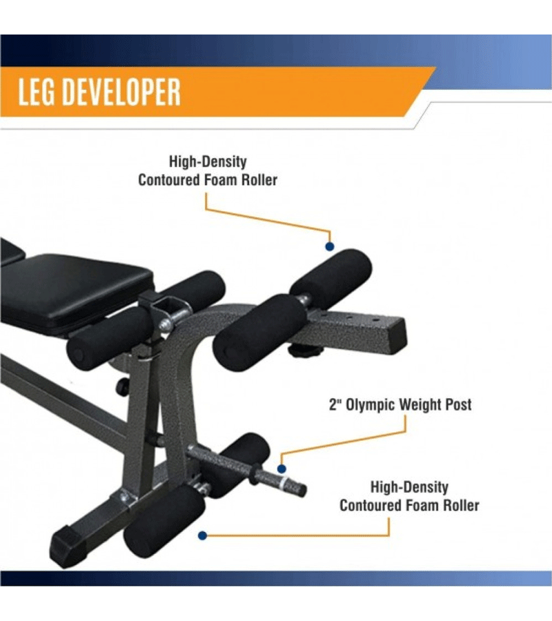 SWB-65 /518GA - HEAVY DUTY MULTIFUNCTION WEIGHT BENCH | BENCH PRESS | BICEPS PRESS