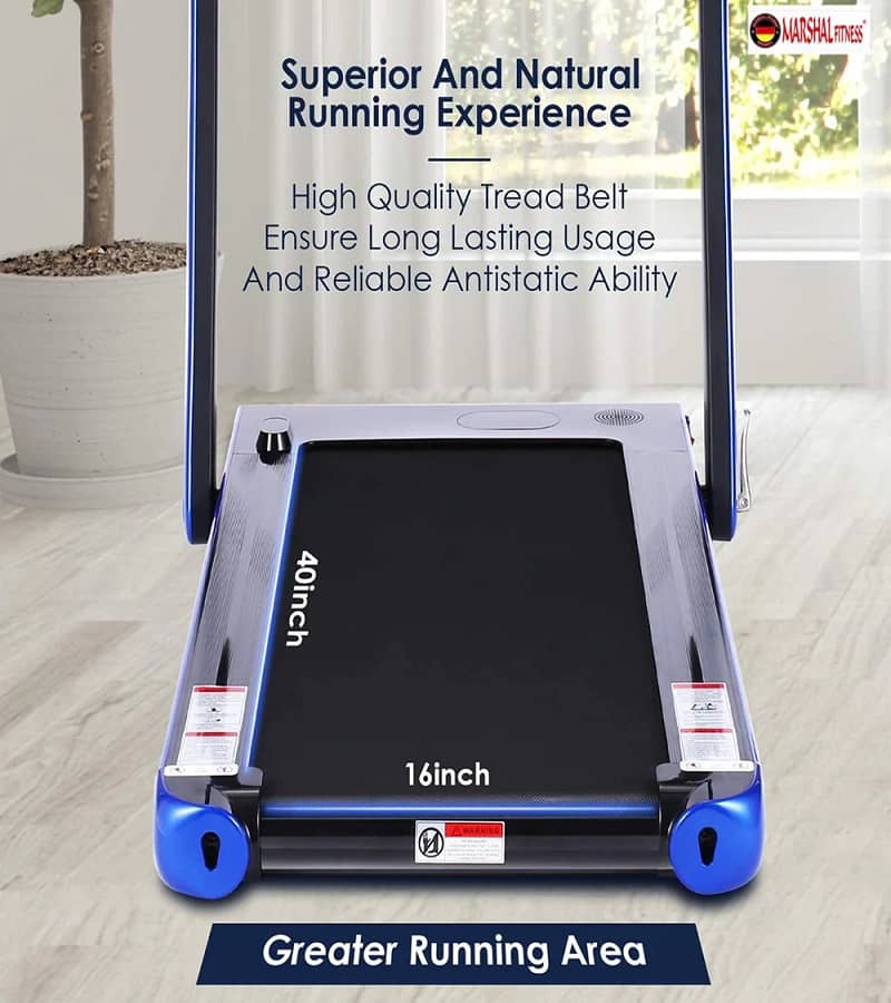 Walking Pad Treadmill 2 in1 Running Machine Under Treadmill Desk – Blue