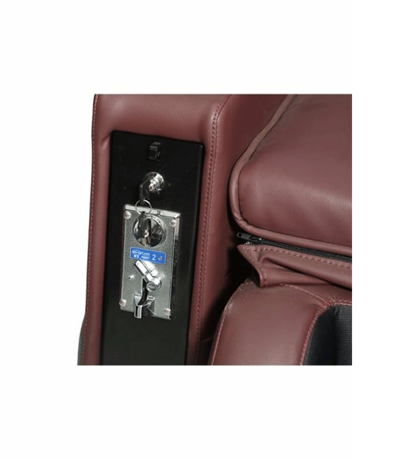 Massage Chair Coin Acceptor Vending Ts - 836 Burgundy